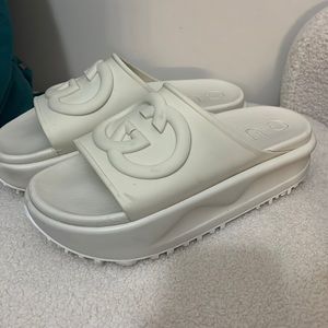 Gucci Interlocking G Platform Sandal 38